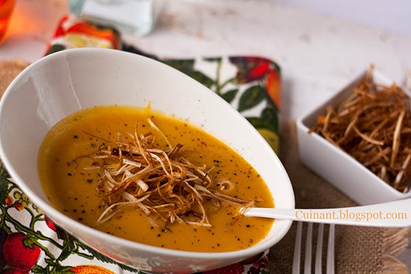 Crema de calabaza. Foto: Cuinant Carlet, http://cuinant.blogspot.com.es