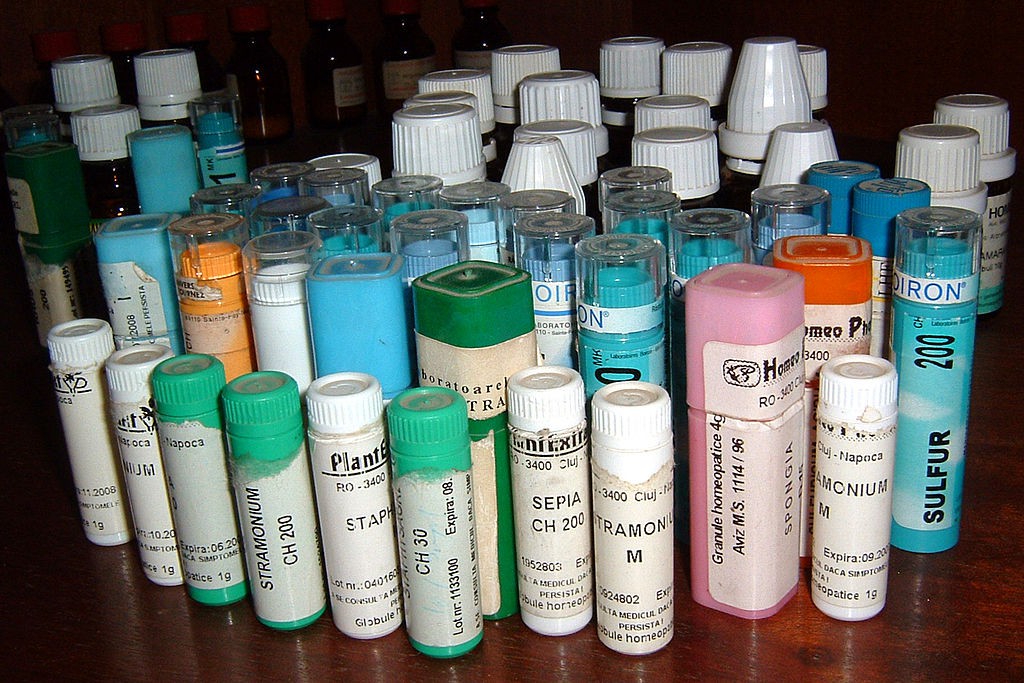 Medicamentos homeopaticos: Foto: Wikidudeman (licencia CC)
