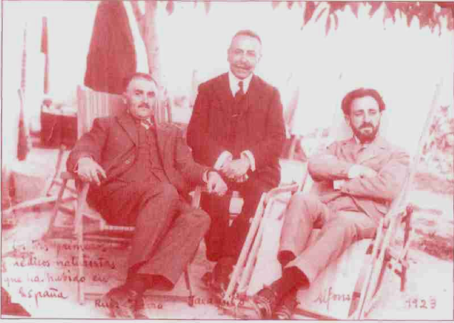 os tres primeros médicos naturistas que ha habido en España, Ruiz Ibarra, Jaramillo, Alfonso. 1923